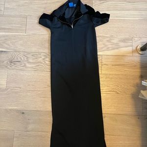 Adidas dress, velour sleeves